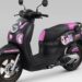 FITUR TERBAIK - AHM menghadirkan Honda Scoopy dengan balutan desain karakter Kuromi unik dan lucu. (foto: dok/daw)