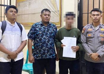 Terduga pelaku cabul di tahan di Rutan Polres Gorontalo Utara, sambil menunggu proses lebih lanjut.