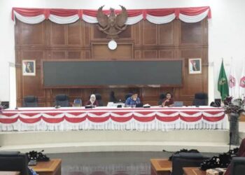 Rapat persiapan reses yang dilaksanakan oleh Sekretariat Deprov Gorontalo.