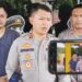Kapolres Bone Bolango AKBP Supriantoro, saat memberikan keterangan persnya perkembangan kasus kematian mahasiswa UNG, Sabtu (25/10). (F. Natharahman/ Gorontalo Post)