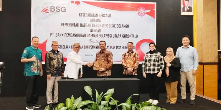Pengelola RKUD, Pemkab Bone Bolango Lanjut Kerjasama dengan BSG