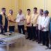 Tiga calon saat mendaftar menjadi calon ketua DPD II partai Golkar Kabupaten Gorontalo. (Foto:Deice/Gorontalo Post)