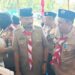 Ketua Deprov Gorontalo Thomas Mopili menghadiri pembukaan kegiatan peran saka nasional 2025, kemarin (3/11).
