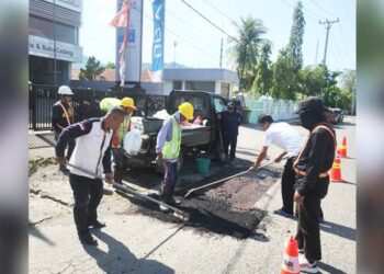 Jalan Kasuari satu dari sekian jalan yang telah selesai pekerjaan pemeliharaan yang dilaksanakan Dinas PUPR Kota Gorontalo. (Foto: Dinas PUPR)