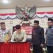 PENGESAHAN. Bupati Gorontalo Sofyan Puhi dan pimpinan DPRD saat melakukan penandatangan kesepakatan KUA-PPAS 2026