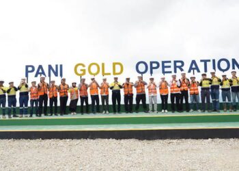 Forkopimda Boalemo yang dipimpin langsung oleh Bupati Rum Pagau, mendatangi perusahaan pertambangan PT Pani Gold Project untuk melihat secara langsung pengelolaan pertambangan.