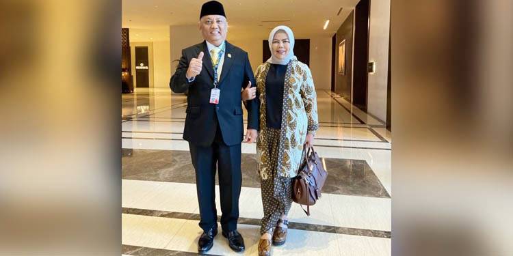 Anggota DPRRI Rusli Habibie bersam Wagub Gorontalo Idah Syahidah RH. (Foto: dok pribadi/fb)