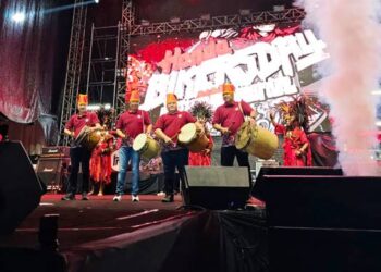 SERU- Honda Bikers Day (HBD) Regional Sulawesi 2025 yang berlangsung di lapangan Koni Manado. (foto: dok/daw)