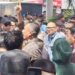 Aksi demo di BSG yang dilakukan ASN Pemkot Gorontalo, Kamis (13/11/2025).