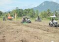 KETAHANAN PANGAN- Pemerintah melakukan program percetakan sawah baru seluas 5.642 hektare di Gorontalo. Program ini dimulai Senin (8/12) di Desa Manunggal Karya, Kecamatan Randangan, Pohuwato. (foto: ryan/diskominfotik)
