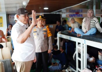 Puncak Arus Mudik Natal 2025, Penumpang Padati Pelabuhan Gorontalo, Gubernur Tinjau Pengamanan Terpadu