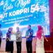 Wakil Wali Kota Gorontalo, Indra Gobel ketika menerima penghargaan KORPRI Award, Senin (1/12/2025).