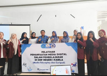 Implementasi Ilmu di Lapangan, Mahasiswa Bahasa Indonesia Gelar Pelatihan Media Pembelajaran Digital