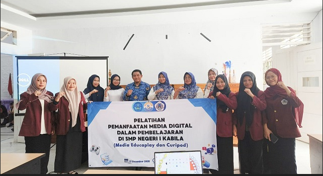 Implementasi Ilmu di Lapangan, Mahasiswa Bahasa Indonesia Gelar Pelatihan Media Pembelajaran Digital