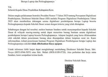 Kemendikdasmen Salurkan Laptop untuk Sekolah Dasar Dukung Digitalisasi Pembelajaran