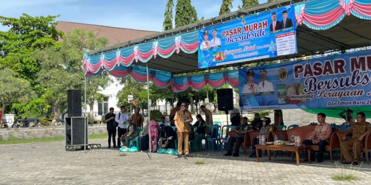 Sambut Nataru 2025, Pemkot Gorontalo Gelar Pasar Murah Bersubsidi