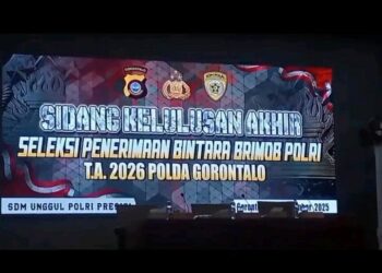 Polda Gorontalo Gelar Sidang Kelulusan Bintara Brimob T.A 2026, 35 Casis Dinyatakan Lulus Terpilih