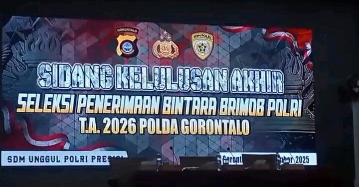 Polda Gorontalo Gelar Sidang Kelulusan Bintara Brimob T.A 2026, 35 Casis Dinyatakan Lulus Terpilih