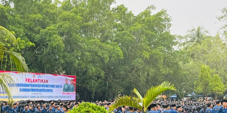 Pemkab Gorontalo Kukuhkan Ribuan P3K Paruh Waktu