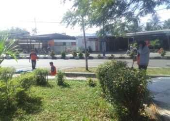 Semangat Gotong Royong Warnai Aktivitas di Kampus 4 UNG