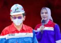 Ilustrasi Ahok dan Nicke Widyawati.--