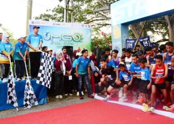 DIGITALISASI PEMBAYARAN - Penyelenggaraan Fun Run yang berlangsung di Universitas Muhammadiyah Gorontalo didukung Bank Indonesia Gorontalo. (foto: dok – bi gorontalo)