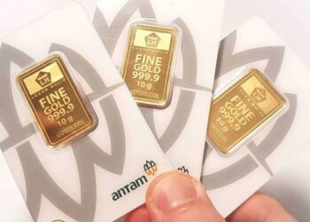 Logam mulia produk Antam. (foto: istimewa)