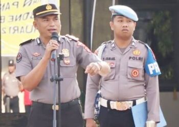 Kasi Humas Polres Bone Bolango, AKP Djon K. Nusi meminta agar seluruh personel bijak dalam penggunaan Media Sosial (Medsos)
