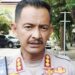 Kabid Humas Polda Gorontalo, Kombes Pol. Desmont Harjendro Agitson Putra,S.I.K.,M.T. saat memberikan keterangan pers kepada awak media. (Foto: Natharahman/ Gorontalo Post)