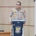 Karo Ops Polda Gorontalo, Kombes Pol. Pramono Jati,S.I.K.,M.T. saat membuka Latihan Pra Operasi (Lat Pra Ops) Keselamatan tahun 2026.