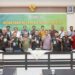 Kajari Kota Gorontalo Bayu Pramesti, S.H., M.H., bersama jajarannya berpose di momen silaturahmi dengan rekan-rekan media/wartawan, jurnalis, aktivis, dan LSM, Rabu, (14/1/2026). (Foto: Istimewa)