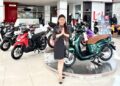 PENJUALAN Sepeda motor di tahun 2025 mengalami peningkatan kendati tidak signfikan, yang paling laris adalah motor merek Honda. Di Gorontalo motor honda dipasarkan PT. Daya Adicipta Wisesa. (foto: dok/daw)