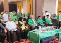 Ismet Mile Bupati Bone Bolango saat menghadiri Muswil VI PPP Gorontalo yang berlangsung di Hotel Grand Q Gorontalo pada Sabtu, (3/1/2026). (Foto: Roy/Gorontalo Post)