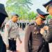 Kurang lebih 25 personel Polres Gorontalo menerima Tanda Kehormatan Satyalancana pengabdian.