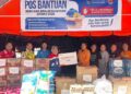 PERTAMINA PEDULI - PT Pertamina Patra Niaga Sulawesi menyalurkan bantuan tanggap darurat bencana di Kabupaten Kepulauan Sitaro, Selasa (20/1). (foto: dok-pertamina patra niaga sulawesi)