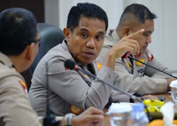 Wakapolda Gorontalo Brigjen Pol Drs. Simson Zet Ringu, S.I.K., M.Si. pimpin kegiatan Anev anggaran Tahun 2025 sekaligus pembahasan rencana kegiatan satuan kerja (satker) untuk Tahun Anggaran 2026.