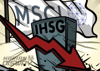 ILUSTRASI IHSG Rontok, Permainan atau Mekanisme Pasar.-Maulana Pamuji Gusti-Harian Disway-