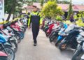 Puluhan sepeda motor terjaring balap liar dan tidak memiliki surat - surat lengkap, diamankan Satlantas Polres Bone Bolango. (F. Humas Polres)