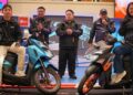 LEBIH MODERN - Regional Public Launching (RPL) All New Honda Vario 125 yang berlangsung di Atrium Megamall Manado, Sulawesi Utara. (foto: dok-daw)