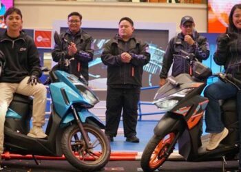 LEBIH MODERN - Regional Public Launching (RPL) All New Honda Vario 125 yang berlangsung di Atrium Megamall Manado, Sulawesi Utara. (foto: dok-daw)