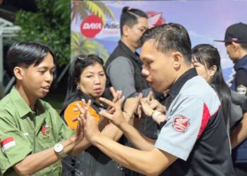 SERU!: Honda Fun Motour Camp yang digelar PT Daya Adicipta Wisesa menjadi momen hangat antar komunitas Honda di Sulawesi Utara. (foto: dok/daw)