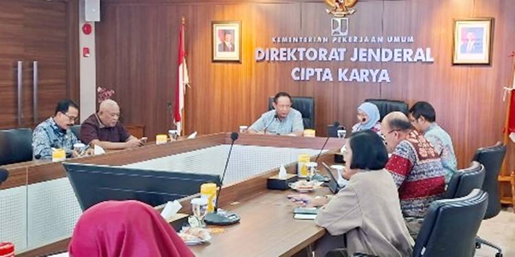 LOBI. Wakil Bupati Tony S Junus bersama Gubernur Gorontalo Gusnar Ismail saat mendatangi Kementrian Pekerjaan Umum dan Perumahan Rakyat (PUPR) RI.