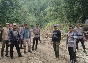 Operasi tambang illegal yang digelar Polres Gorontalo baru-baru ini.