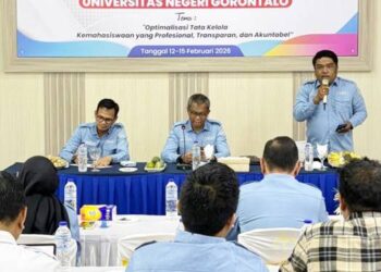 FGD strategi peningkatan prestasi mahasiswa yang digelar UNG. (F. Istimewa)