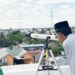 Pemantauan rukyatul hilal yang dipusatkan di kampus IAIN Sultan Amai Gorontalo, Selasa (17/2) sore. (Foto: Nur Awalia/mg/gorontalo post)