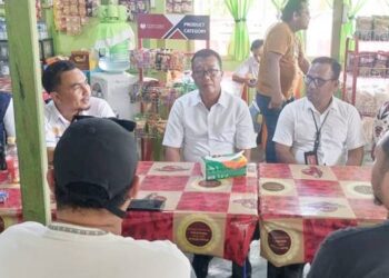 Polres Gorontalo melalui Sat Intelkam bersama Polsek Kawasan Bandara Djalaluddin dan Polsek Tibawa menggelar mediasi terkait oerselisihan antara Taksi Online Vs Taksi Bandara di Gorontalo, Rabu (11/02/2026).