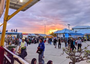 Penumpang Ferry Gorontalo–Pagimana Mulai Meningkat, KMP Moinit Layani Hingga 400 Penumpang