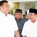 Pertemuan antara Wali Kota Gorontalo, Adhan Dambea dengan Anggota DPR RI, Rachmat Gobel.