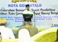 Wakil Wali Kota Gorontalo, Indra Gobel pada kegiatan Iftar Pendidikan dan Kebudayaan Kota Gorontalo yang dirangkaikan dengan silaturahmi Ramadan insan pendidikan, Sabtu (14/3/2026). (Foto: Prokopim)