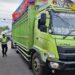 Truk odol saat diamankan petugas karena melanggar ketentuan angkutan barang.